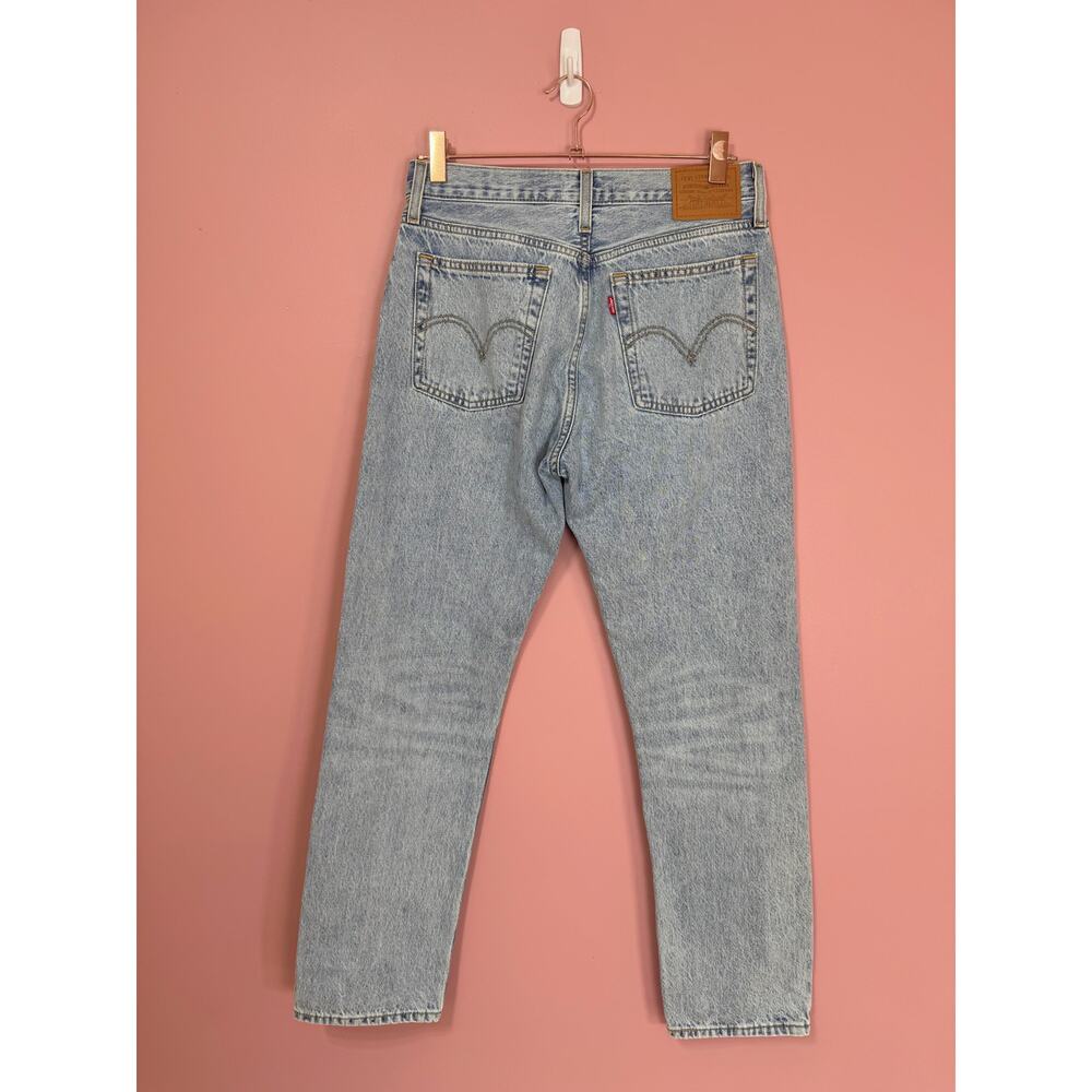 NEW Levi's Wedgie Straight Jeans Light Wash Size 26 - Picture 5 of 5